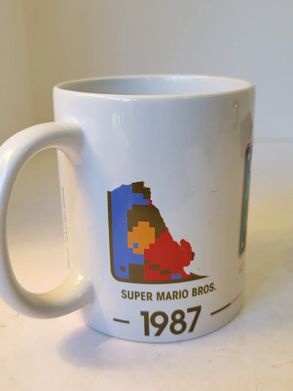 Nintendo Super Mario Evolution  Dates 1985-2006 Mug